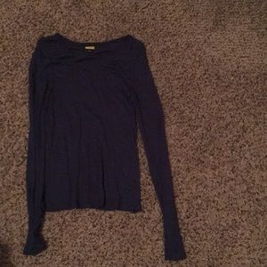 Navy long sleeved shirt